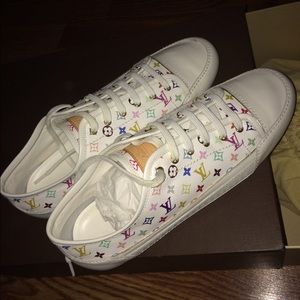 Louis Vuitton leather sneakers
